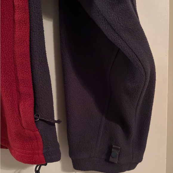 The North Face Red and Dark Gray Fleece Jacket - Picture 6 of 7